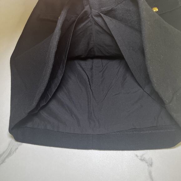 Ann Taylor Loft Womens Black Wool Blend Skirt Pockets Fully Lined Size 6 NWOT - Picture 7 of 12